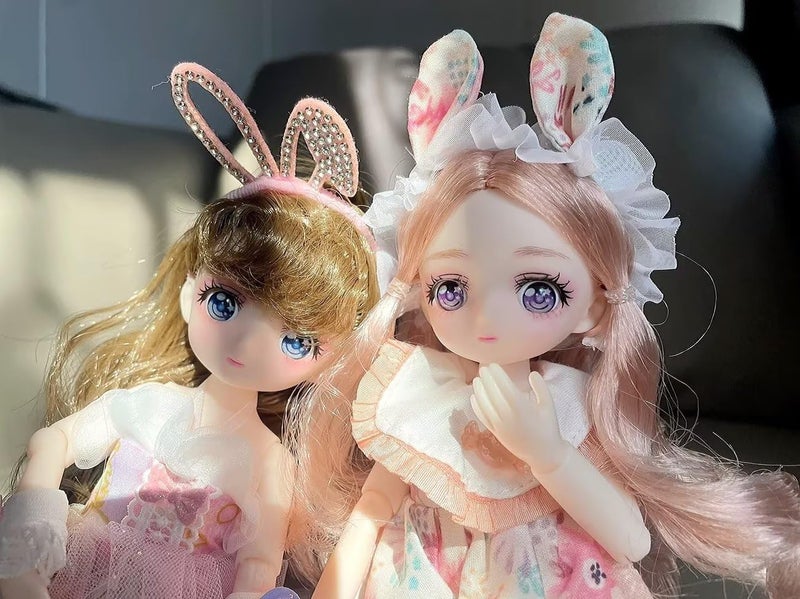 bositigo Anime BJD Doll 1/7 SD Dolls 9 بوصة 18 كرة مفصلية دمية DIY ألعاب مع ملابس ملابس أحذية غير قابلة للتعديل مكياج الشعر أفضل هدية للفتيات والأطفال - Y - Image 5